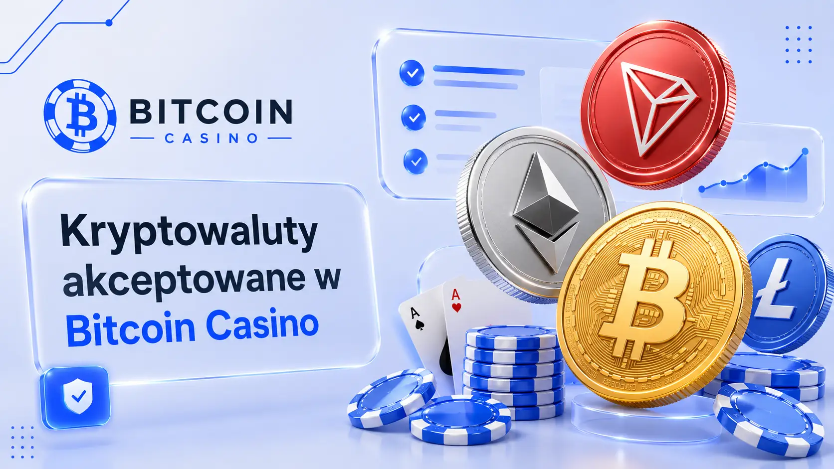 Kryptowaluty akceptowane w Bitcoin Casino